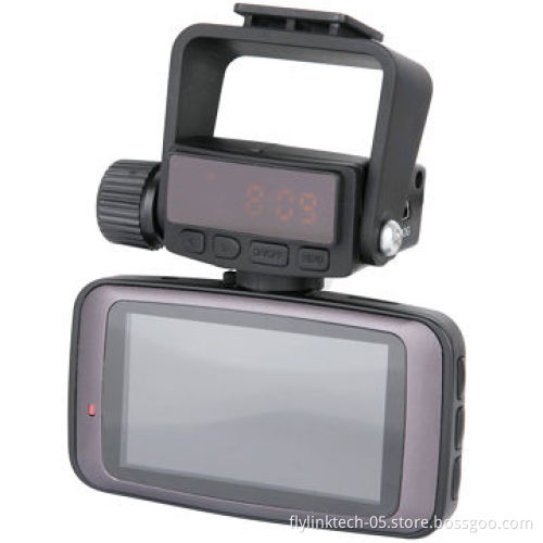 1,080p Full HD Dash Camera with GPS/G-sensor/H.264/2.7" LCD Screen/3.7V/140mAh Lithium Battery
